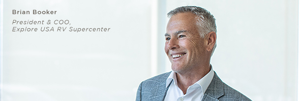 Brian Booker, president and COO of Explore USA RV SuperCenter